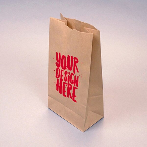 Custom-Printed Natural Kraft 12-lb